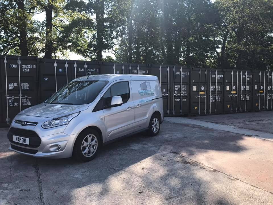 Storage yard at Garstang Self Storage